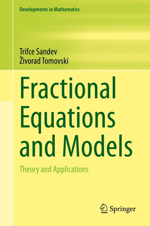 Cover image for book Fractional Equations and Models