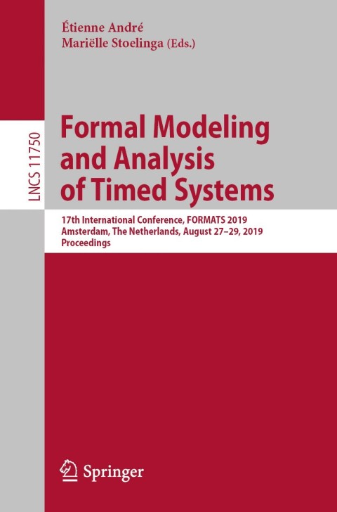 Cover image for book Formal Modeling and Analysis of Timed Systems