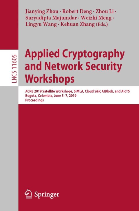 Cover image for book Applied Cryptography and Network Security Workshops