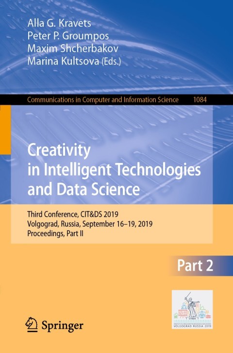 Cover image for book Creativity in Intelligent Technologies and Data Science