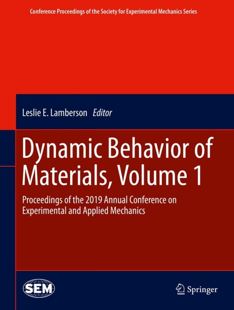 Cover image for book Dynamic Behavior of Materials, Volume 1