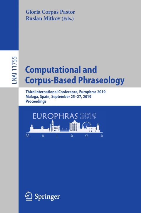 Cover image for book Computational and Corpus-Based Phraseology