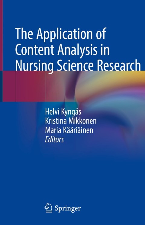 Cover image for book The Application of Content Analysis in Nursing Science Research