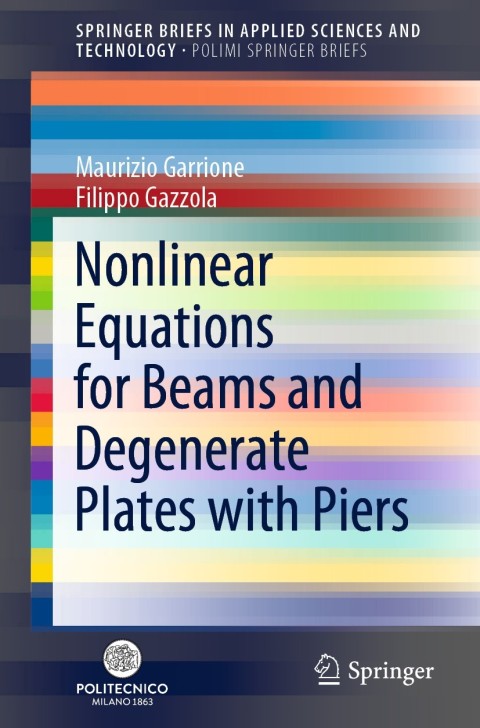 Cover image for book Nonlinear Equations for Beams and Degenerate Plates with Piers