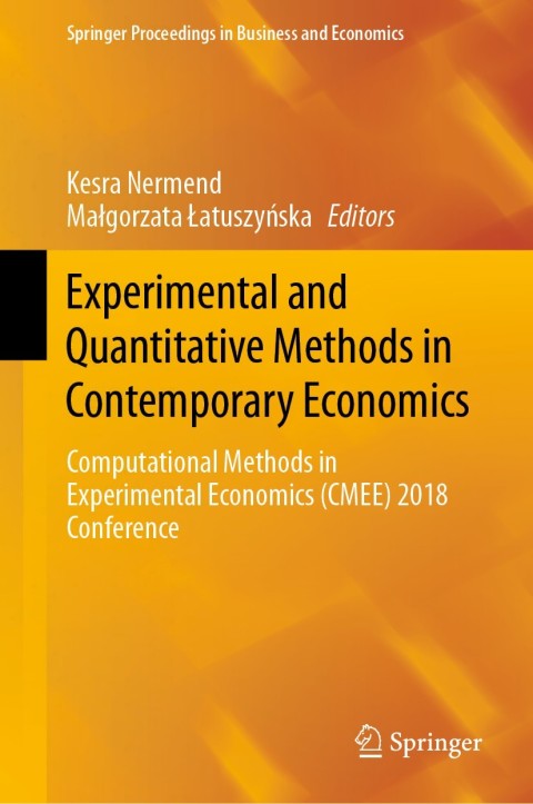 Cover image for book Experimental and Quantitative Methods in Contemporary Economics