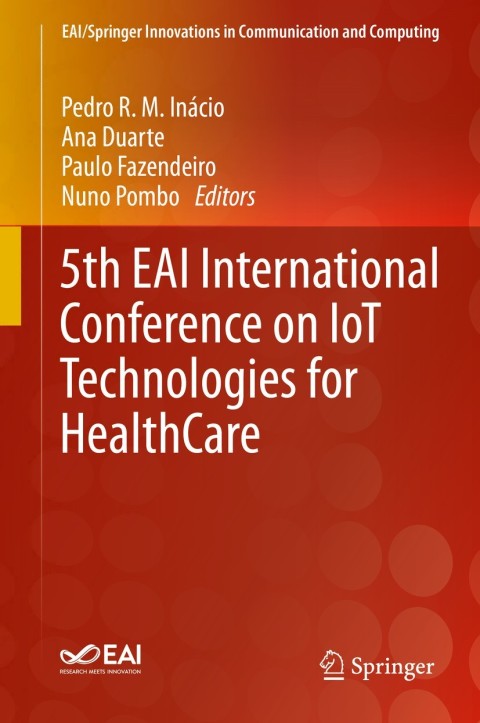 Cover image for book 5th EAI International Conference on IoT Technologies for HealthCare