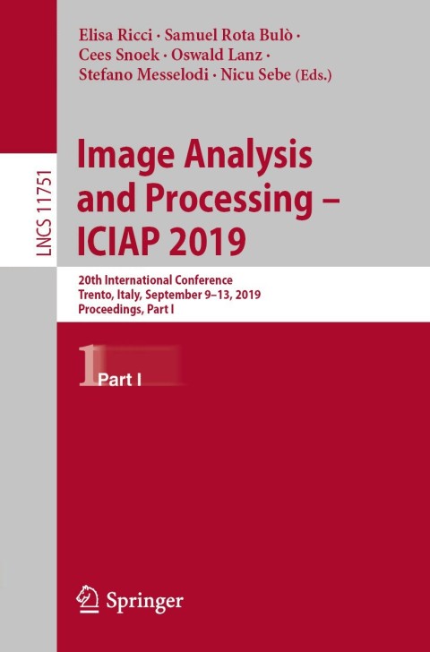 Cover image for book Image Analysis and Processing – ICIAP 2019
