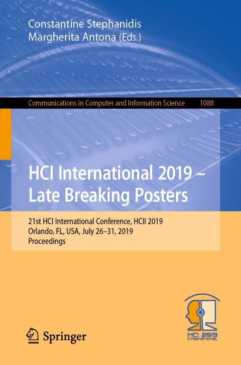 Cover image for book HCI International 2019 – Late Breaking Posters