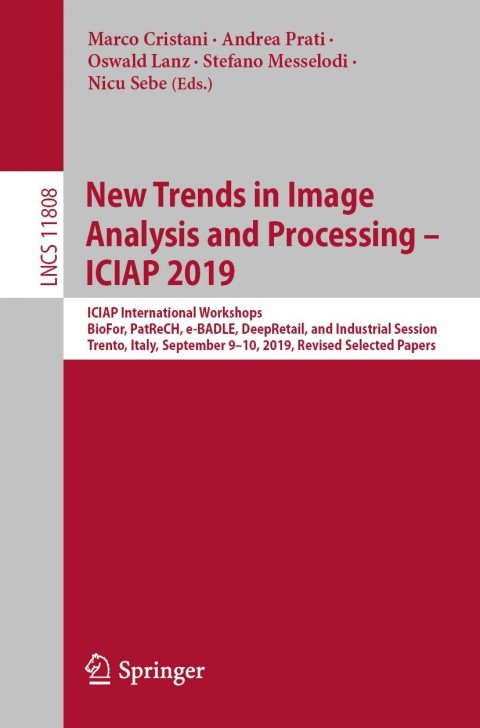 Cover image for book New Trends in Image Analysis and Processing – ICIAP 2019