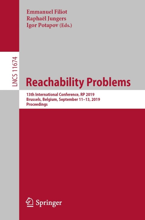 Cover image for book Reachability Problems