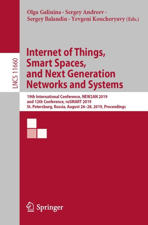 Cover image for book Internet of Things, Smart Spaces, and Next Generation Networks and Systems