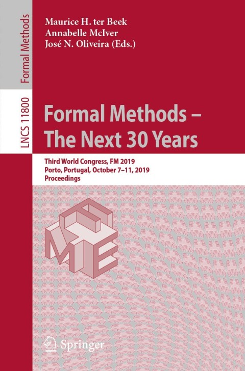 Cover image for book Formal Methods – The Next 30 Years