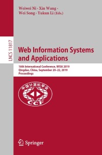 Cover image: Web Information Systems and Applications 9783030309510