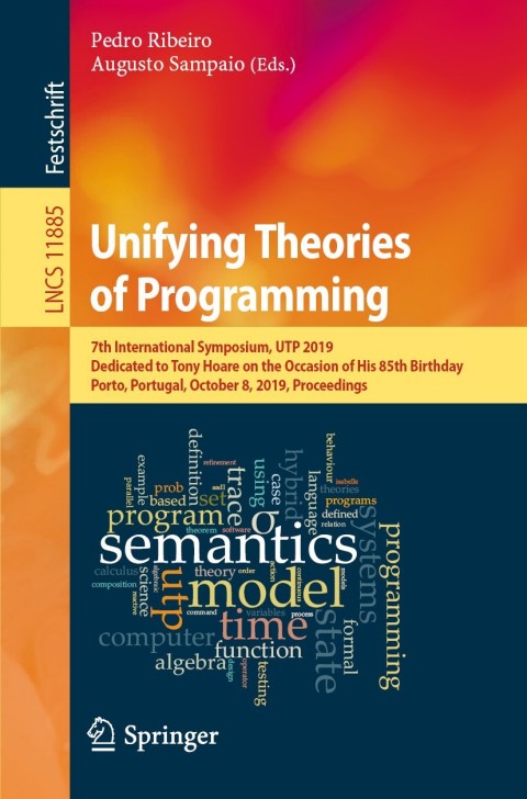 Cover image for book Unifying Theories of Programming
