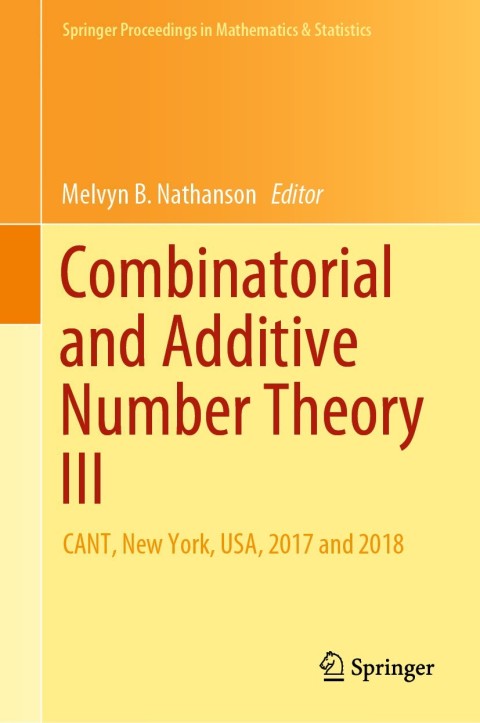 Cover image for book Combinatorial and Additive Number Theory III