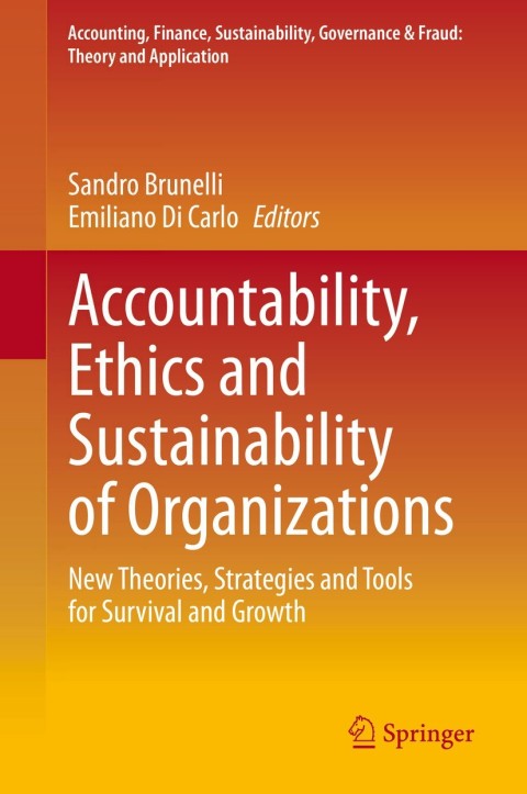 Cover image for book Accountability, Ethics and Sustainability of Organizations