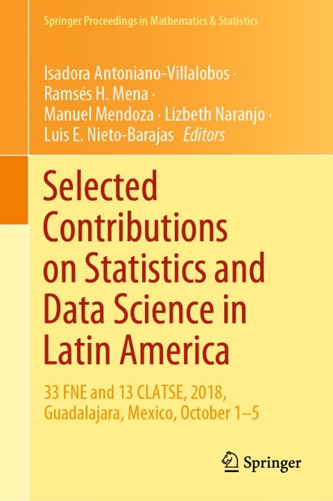 Cover image for book Selected Contributions on Statistics and Data Science in Latin America