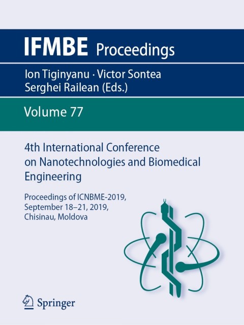 Cover image for book 4th International Conference on Nanotechnologies and Biomedical Engineering