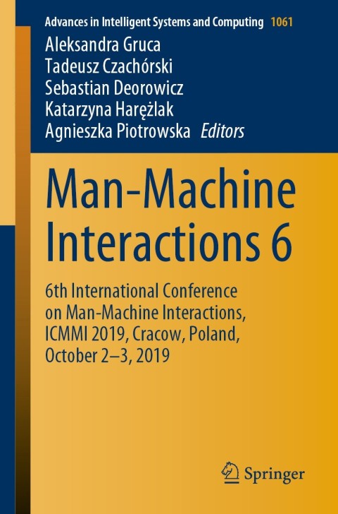 Cover image for book Man-Machine Interactions 6