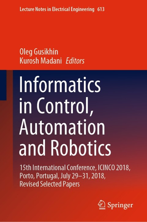 Cover image for book Informatics in Control, Automation and Robotics