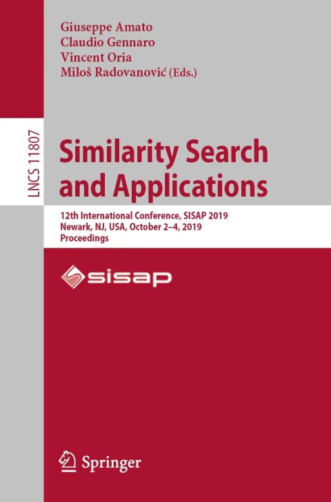 Cover image for book Similarity Search and Applications