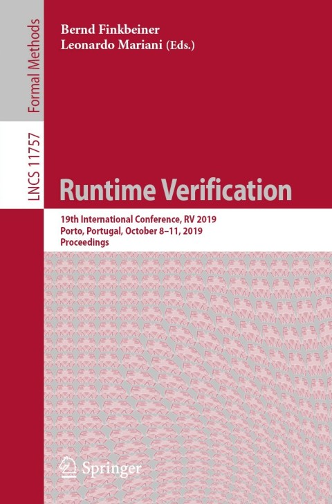 Cover image for book Runtime Verification