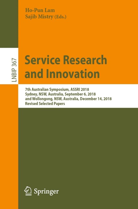 Cover image for book Service Research and Innovation