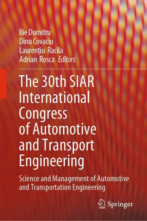 Cover image for book The 30th SIAR International Congress of Automotive and Transport Engineering
