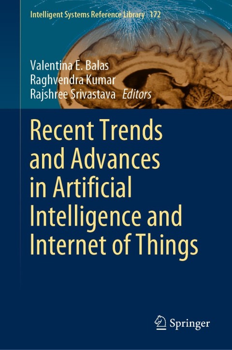 Cover image for book Recent Trends and Advances in Artificial Intelligence and Internet of Things