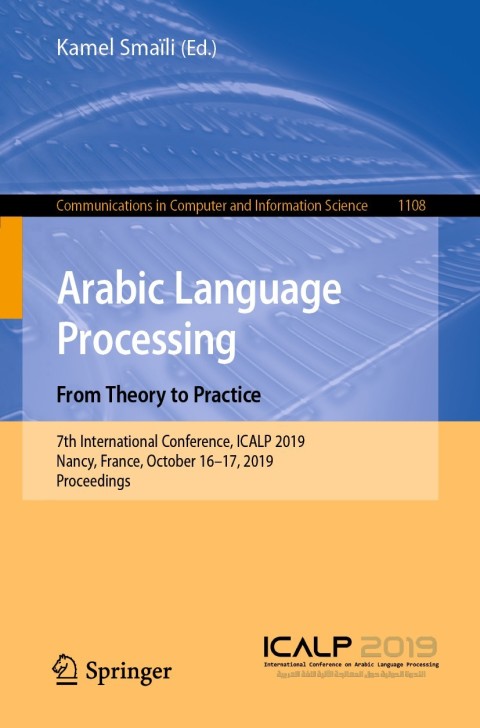 Cover image for book Arabic Language Processing: From Theory to Practice