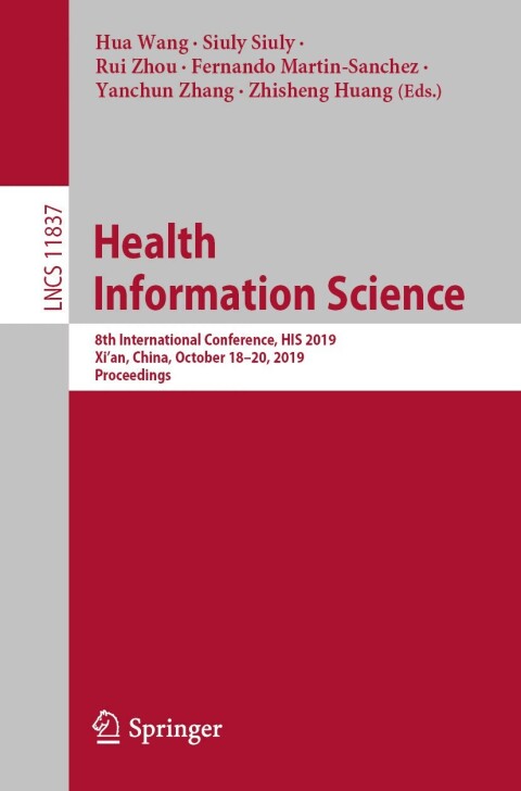 Cover image for book Health Information Science
