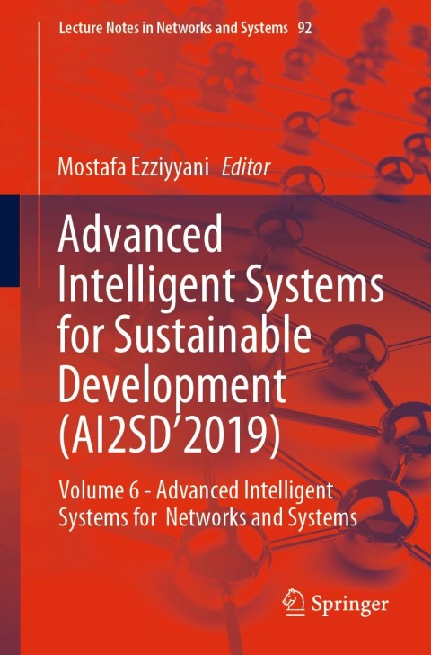 Cover image for book Advanced Intelligent Systems for Sustainable Development (AI2SD’2019)