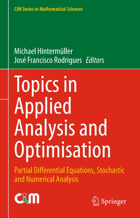 Cover image for book Topics in Applied Analysis and Optimisation