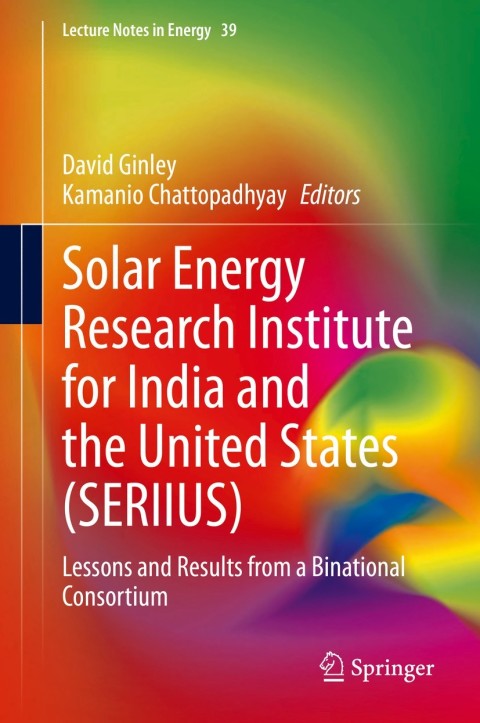 Cover image for book Solar Energy Research Institute for India and the United States (SERIIUS)