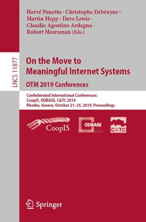 Cover image for book On the Move to Meaningful Internet Systems: OTM 2019 Conferences