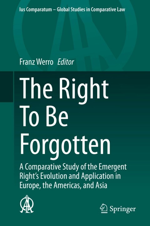 Cover image for book The Right To Be Forgotten