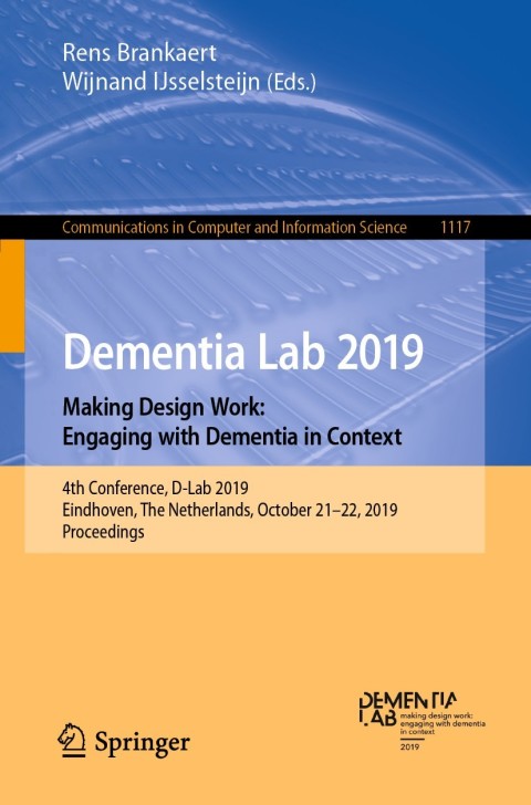 Cover image for book Dementia Lab 2019. Making Design Work: Engaging with Dementia in Context