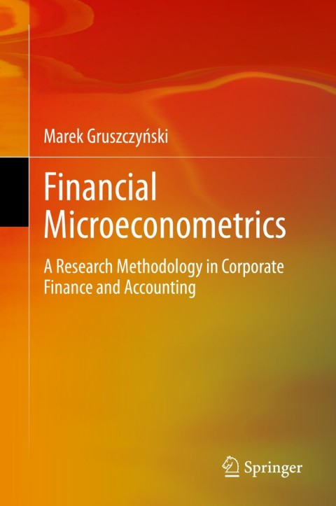 Cover image for book Financial Microeconometrics