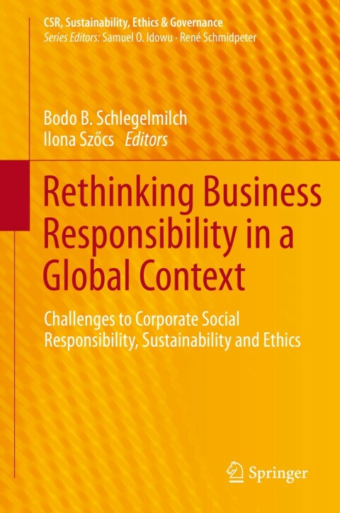 Cover image for book Rethinking Business Responsibility in a Global Context