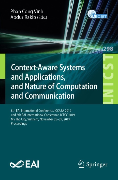 Cover image for book Context-Aware Systems and Applications, and Nature of Computation and Communication