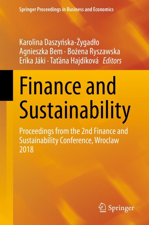 Cover image for book Finance and Sustainability
