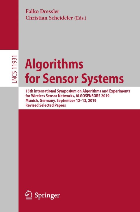 Cover image for book Algorithms for Sensor Systems
