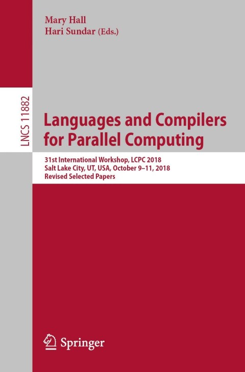 Cover image for book Languages and Compilers for Parallel Computing