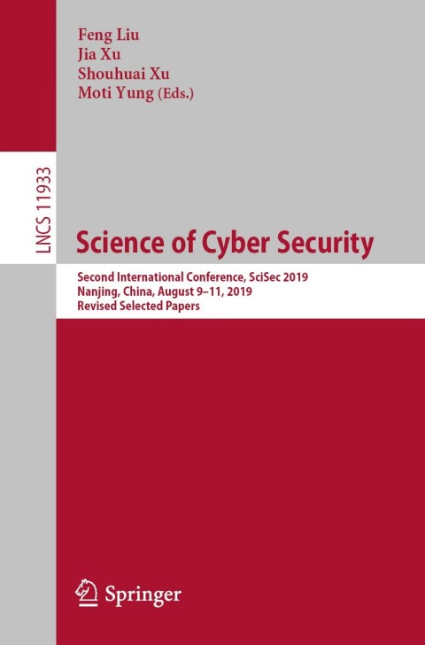 Cover image for book Science of Cyber Security