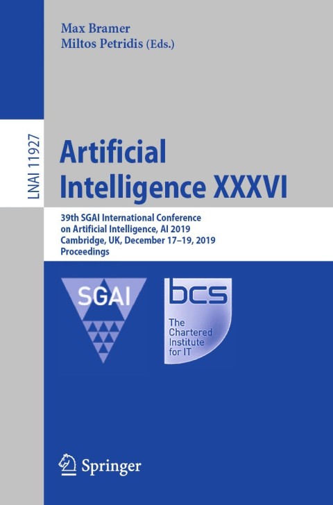 Cover image for book Artificial Intelligence XXXVI