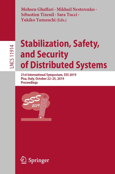 Cover image for book Stabilization, Safety, and Security of Distributed Systems