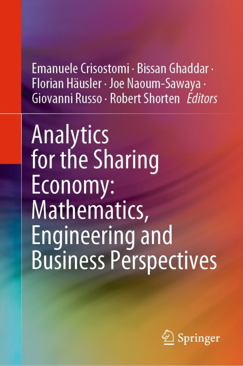 Cover image for book Analytics for the Sharing Economy: Mathematics, Engineering and Business Perspectives