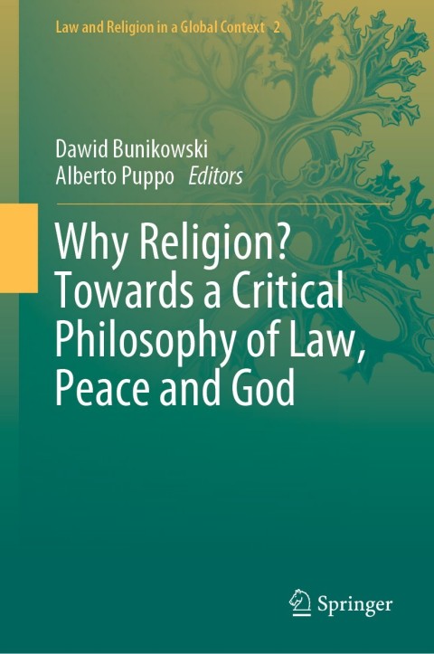 Cover image for book Why Religion? Towards a Critical Philosophy of Law, Peace and God