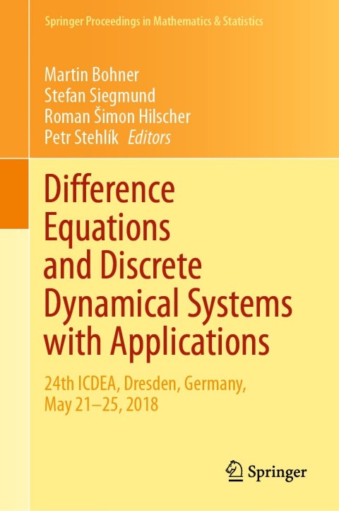 Cover image for book Difference Equations and Discrete Dynamical Systems with Applications