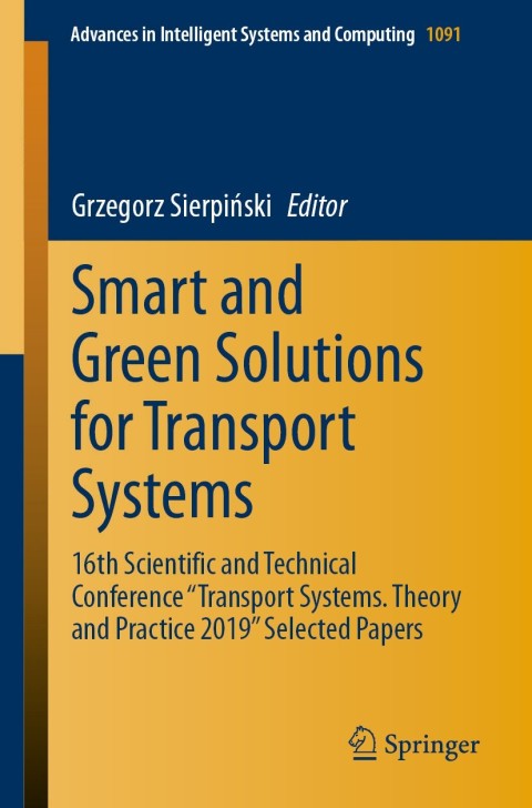 Cover image for book Smart and Green Solutions for Transport Systems
